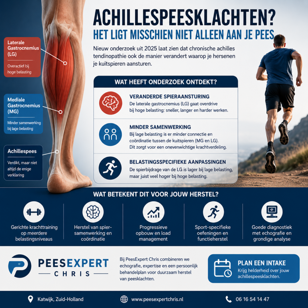 achillespeesklachten en aansturing. infographic